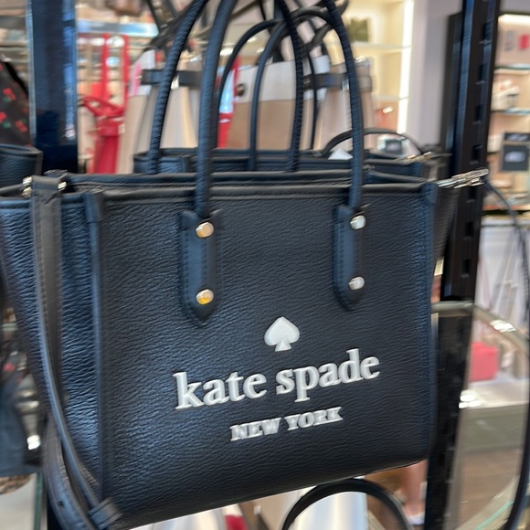 Kate Spade Pebbled Leather Small Tote Black - Picture 2 of 10